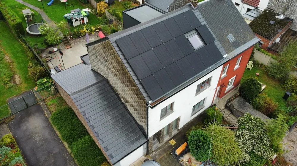 Installation panneau photovoltaïque à Seneffe